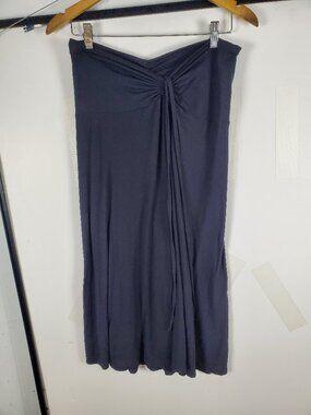 Alpine Design Black Halter or Strapless Casual Midi Dress Women Sz M